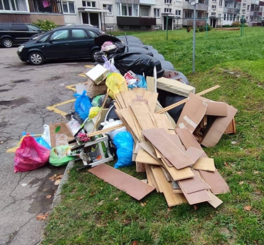 Remonto ir griovimo atliekų vežėjai nerenka